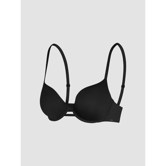 Savage x Fenty Microfiber T-Shirt‎ Bra in Caviar - Size 38C - Picture 1 of 7